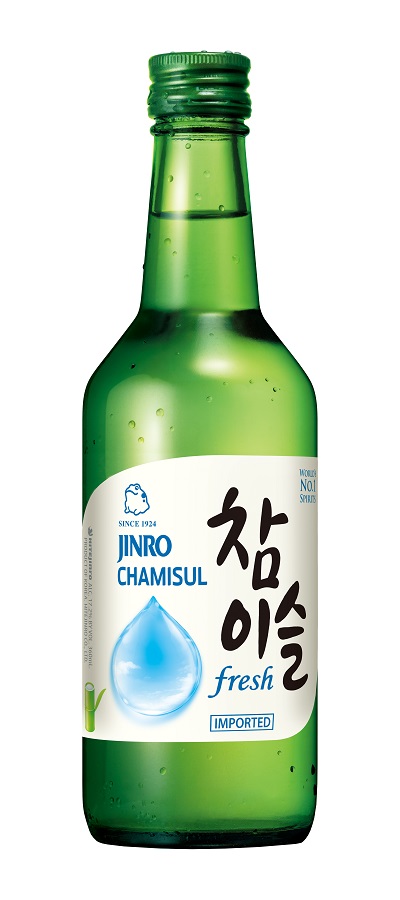 Soju coreano Chamisul Fresh - Jinro 350ml.
